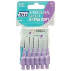 TEPE Interden Brush 1.1mm x-soft viol blist 6 pce