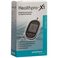 Healthpro-X1 Axapharm Blutzuckermessgerät