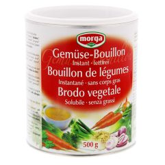 MORGA bouillon de légumes sans graisse bte 500 g