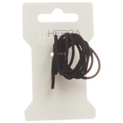 HERBA élastique cheveux 3cm noir 12 pce