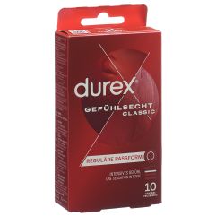Durex Gefühlsecht Classic Präservativ 10 Stk