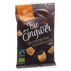 Landgarten Ingwer in Zartbitterschokolade Bio Fairtrade 70 g