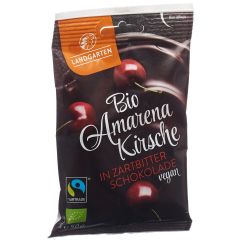 Landgarten Amarenakirsche in Zartbitterschokolade Bio Fairtrade 50 g