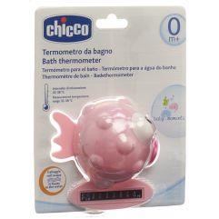 CHICCO indicateur temp bain Globe Fisch pink 0m+