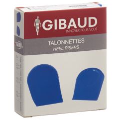 GIBAUD Ferseneinlagen Gr1 34-38 Silikon blau 1 Paar