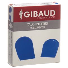 GIBAUD talonnette Gr2 39-42 silicone bleu 1 paire