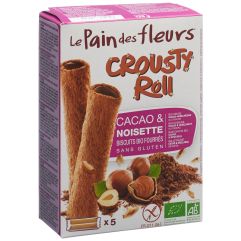 Crousty Roll Kakao und Haselnussfüllung Bio glutenfrei 125 g