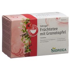 SIDROGA Früchtetee mit Granatapfel 20 aromageschützte Doppelkammerbeutel