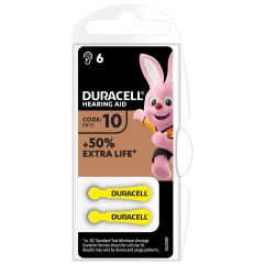 Duracell Batterie EasyTab 10 Zinc Air D6 1.4V 6 Stk