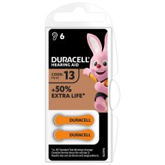 DURACELL pile EasyTab 13 Zinc Air D6 1.4V 6 pce