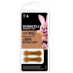 Duracell Batterie EasyTab 312 Zinc Air D6 1.4V 6 Stk