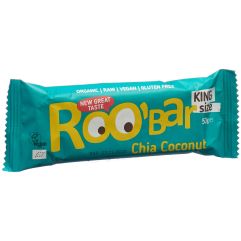 ROOBAR barre crue de chia noix de coco 50 g