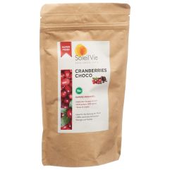 Soleil Vie Cranberries Choco Bio 110 g