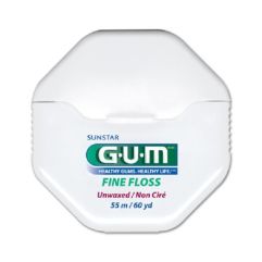 GUM soie dentaire 55m fine unwaxed