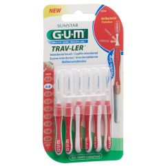 GUM Trav-Ler 0.8mm ISO 1 cylindric rot 6 Stk