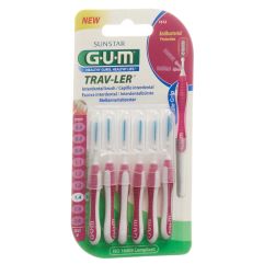 GUM Trav-Ler 1.4mm ISO4 cyl rose 6 pce