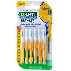 GUM Trav-Ler 1.3mm ISO 4 conic gelb 6 Stk