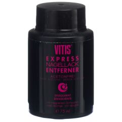 Vitis EXPRESS Nagellackentferner ohne Aceton mit Schwamm 75 ml