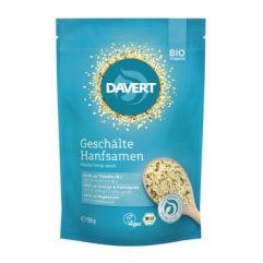 Davert Hanfsamen geschält Bio Rohkost Doypack 150 g