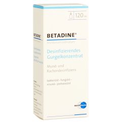 Betadine desinfizierendes Gurgelkonzentrat liq Fl 120 ml