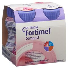 FORTIMEL Compact fraise 4 fl 125 ml