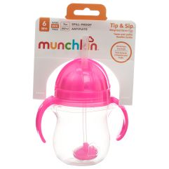 MUNCHKIN Tasse a pail Tip&Sip 207ml 6M+ Click Lock