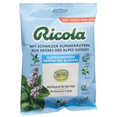 Ricola Gletscherminze Kräuterbonbons ohne Zucker mit Stevia Btl 125 g