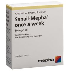 SANAIL Mepha once a week vern ong 50 mg/ml 2.5 ml