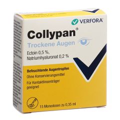 COLLYPAN yeux secs 15 monodos 0.35 ml