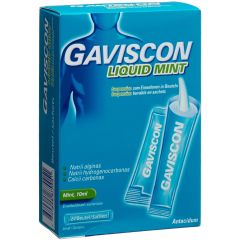 GAVISCON liquid mint susp dans sach 24 sach 10 ml