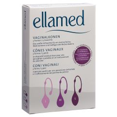 ellamed Vaginalkonen 3 Formen / 3 Gewichte 3 Stk