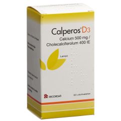 Calperos D3 Lutschtabl lemon Ds 60 Stk