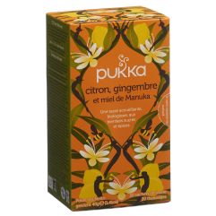 PUKKA Citron Gingemb&Miel Manu Thé bio sach 20 pce