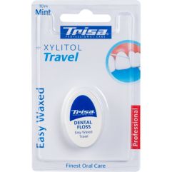 Trisa Easy Waxed Travel 10m mint Xylitol