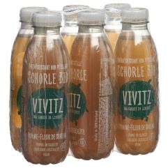 VIVITZ Bio Schorle pomme sureau 6 x 0.5 lt