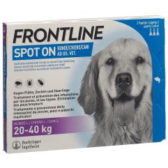 FRONTLINE spot on chien L liste D 3 x 2.68 ml