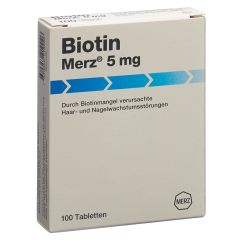 Biotin Merz 5 mg 100 Tabletten