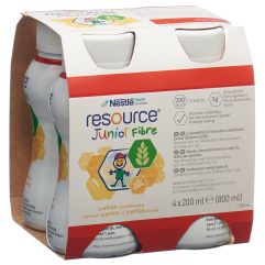 Resource Junior Fibre Vanille 4 Fl 200 ml