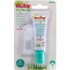 NUBY All Naturals gel nettoy gencive et dents 20 g