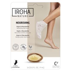 IROHA HANDS&FEET Foot Mask Socks Nour 2 x 9 ml