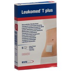 LEUKOMED T plus panse tran 7.2x5cm 5 pce