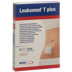 Leukomed T plus transparenter Wundverband 8x10cm mit Wundauflage 50 Stk