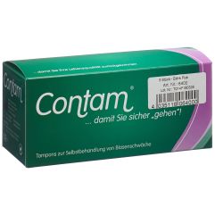 CONTAM tampon vaginal 40mm extra plus 5 pce