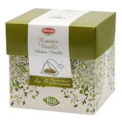 MORGA tisane herbes-vanille pyramide bio 15 pce