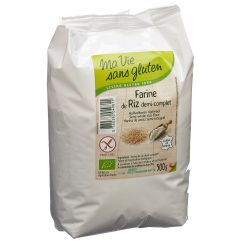 MA VIE S GLUT Farine de riz demi-complet 500 g