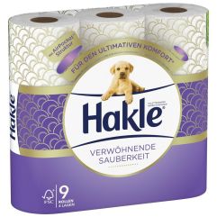 Hakle Verwöhnende Sauberkeit Toilettenpapier FSC 9 Stk