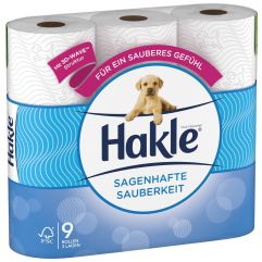 Hakle Toilettenpapier Sagenhafte Sauberkeit weiss FSC 9 Stk