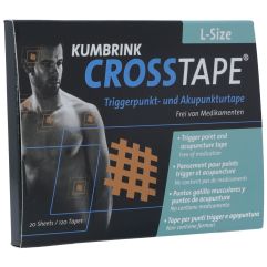 Crosstape Schmerz- Akupunkturtape L 120 Stk