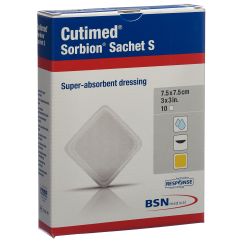 Cutimed Sorbion Sachet S 7.5x7.5cm 10 Stk