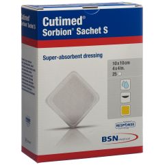 CUTIMED Sorbion Sachet S 10x10cm 25 pce